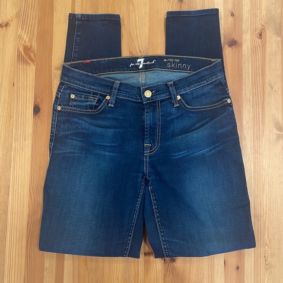 7 For All Mankind The Mid Rise Skinny - Picture 3 of 8